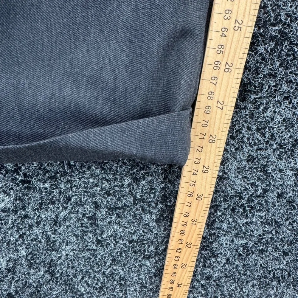 Brooks Brothers Madison Fit Pleated Wool Dress Pants Charcoal Gray 40x30 Cuffed